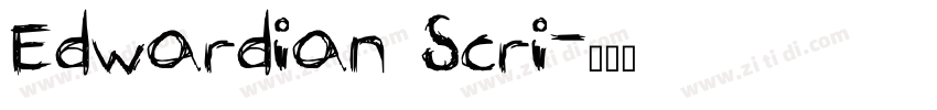 Edwardian Scri字体转换